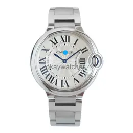 Ratten som arbetar automatiska klockor Carter 36mm Blue Balloon Series Silver White Plate Quartz Watch Womens W 6 9 0 1 Z 4