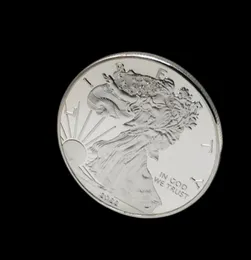 10 PCS Non Magneitc 2022 American Eagle Metal Craft Dom Silver Plated 1 Oz Collectible Home Decoration Art Commorative Coin6517820