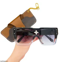 Cyclone sunglasses transparent square mirror frame Antireflection Photochromic men woman Brand Mixed Color designer glasses Retro Classic sunglass Z1547E