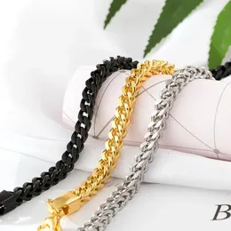 Länkarmband 2024 EST Herrarmband Fashion Metal Bolt Accessories Trendy Chain Party Coola smycken gåvor