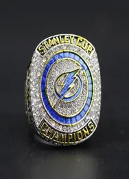 Hedman 2020 Tampa Bay Lightnin G Cup Championship Championship Ring с деревянной ящиком Souvenir Men Fan Gift1430410