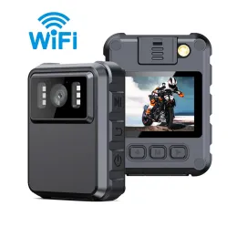 Camcorders WiFi Hotspot HD 1080pミニカメラスポーツカメラレコーダー屋外法執行部隊ビデオレコーダー警察ボディーカム