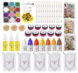 Lipgloss Ganzes DIY -Kit feuchtigkeitsspendende Basi Gel Klarer Kinder glänzend Nackt Glitzer Veganer Lipgloss -Röhrchen Container287H3934678