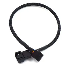 1PC PWM przedłużający kabel główny procesor 4 -pinowy wentylator 4p Kabel adapter Case Computer 4 Pinowe kable zasilania Złącza 27/42/60/80cm