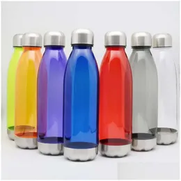 Cola -Flaschen 750 ml Wassersportflaschenform Tritan Nicht giftiger Kunststoff wiederverwendbar