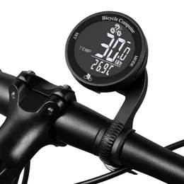 Wireless Bike Computer Waterproof Bicycle Odometer Multi Functional LCD Screen Cycling Speedometer Mountain Meter240410