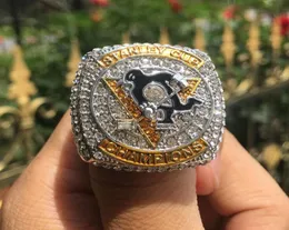 2016 Pittsburgh Penguins Crosby Cup Hockey Championship Ring Set Set Men Fan Souvenir Gift Wholesale 2019 Dropshipping5683014