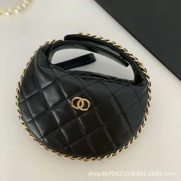 Designer Crossbody Bag Channelism Spring Summer Fashion Light Luxury High Quality Texture Chain Hoop Hold Half Month Zero Wallet Mini Zero Wallet