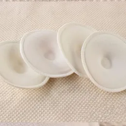 인핸서 4pcs/세트 유방 패드 간호 어머니 세탁 가능한 방수 편리한 수유 패드 타월 천 스폰지 재사용 가능한 유방 패드