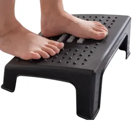 Massager Feet Stool Chair under Desk Footrest Foot Resting Stool with Rollers Massage Foot Stool under Desk for Home Office Toilet