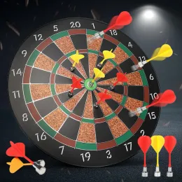 Darts Set di tavole da dardo magnetico sicuro per utilizzare gli accessori per giochi per dardi a sospensione di protezione facili con 6 freccette magnetiche