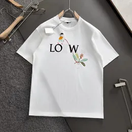 LWE MEN PLUS TEES POLOSラウンドデザイナーTシャツプラスサイズのネック刺繍と印刷されたポーラースタイルの夏の服を通り、純粋な綿アジアンサイズM-3XL