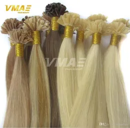 VMAE Europeu Brasileiro 1GS 100G Natural Black Brown Blonde Duilado Doubrado Desenho Em Reto De Nail PRE PRETED U TIP