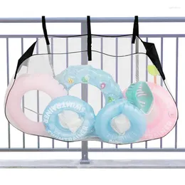 Сумки для хранения на открытом воздухе для бассейна плавания сетчатой сумки для игрушек Организатор шарики контейнер тяжелый сетка сетка плавание