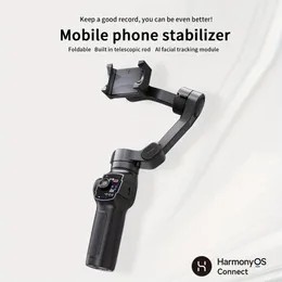 DeSiontal L9 Stabilizzatore del telefono cellulare per tracciamento del viso, inclinazione in pan, leva selfie anti -shake, treppiede adatto per lo streaming live, registrazione video di Vlog all'aperto