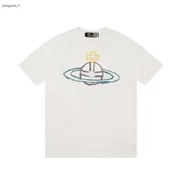 Viviane Westwood Shirt Men's T-shir T Viviane Westwood T-shirt Brand Clothing Men Women Summer Westwood Shirt with Letters Cotton Jersey High Quality Tops 8586