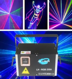 RJ45ilda Disco Party Stage Lighting 1500MW RGB Tam Renkli AnimationBeam Lazer Işığı Ağ Port5982503