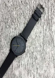 Timex 캐주얼 남성 여성 유니즌 가죽 스트랩 쿼츠 브랜드 방수 손목 시계 T2N794 T2N7939837303