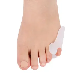 2Pair Hammer Toes Separator Gel Silikon Fußpflegewerkzeuge Daumenkorrektor Valgus -Protektor Orthopädisch