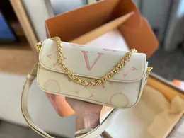 mode plånbok på kedjan murgröna tygdy väska lyxig designer handväska pochette axelväskor för kvinnors läderhölje boulogne diane väska crossbody handväska koppling väska