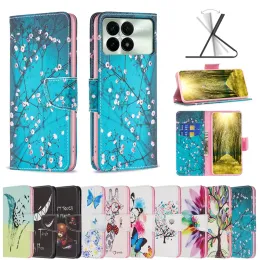 Coperture Custode in pelle verniciata per Xiaomi Poco X6 Pro Case Wallet Flip Phone Cover per Xiaomi Poco X6 Case Fundas