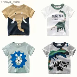 T-Shirts Kinderkleidung T-Shirt Kinder Kleidung Jungen Mädchen Sommer Cartoon Tops Kurzarm Kleidung 100% Baumwollbaby Kleidung2404