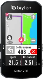 장치 Bryton Rider 750E 750T 750 GPS 사이클 컴퓨터 지원 포르투갈어/ES