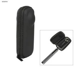 Accessori Mini Borsa di stoccaggio PU Box protettivo per il trasporto impermeabile per insta360 ONE X2 Accessori panoramici Action Camera Accessori