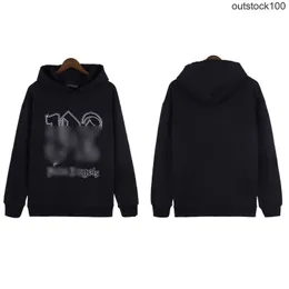 High -End -Designer -Kleidung für PAA -Winkel drucken Kapuzenpullover Big Mens Black Top mit 1: 1 Originaletiketten