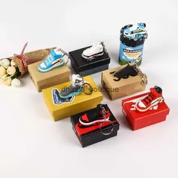 Stilista di stilista stereo sneakers portachia cronometro 3d mini basket catena da uomo uomo donna anello sacca regalo regalo di compleanno per la festa con il regalo di compleanno