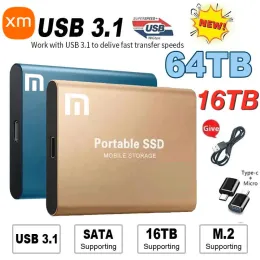 Boxs tragbare SSD 500 GB externe SSD 1 TB USB3.1 Mobile Festkörper -Festplatten -Festplatte 2TB Externe Festplatte für Xiaomi für Laptop -Computer