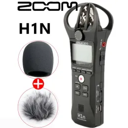 レコーダーホットセルオリジナルズームH1N便利なデジタル音声レコーダーポータブルオーディオステレオマイクインタビューマイク