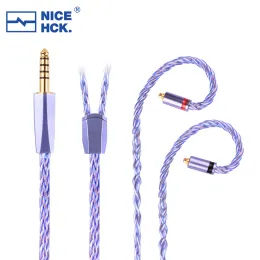 Аксессуары Nicehck Spacecloud Ultra Flagship Cable 6n Litz Litz Silver Lated OCC+7N OCC Mixed Wire 3,5/2,5/4,4 млн. Мкк/0,78/N5005 для храбрости