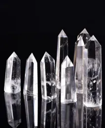 1kg Whole High quality 100 Natural Clear Quartz Crystal Point Gem Stone Wand Point reiki Healing4334750