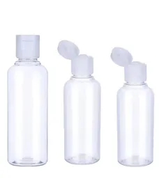 50pcs 10 30 50 60 100 ml Boş şeffaf plastik paket clamshell su şişesi kristal açık flip üst kapak ambalaj kapları T204347653