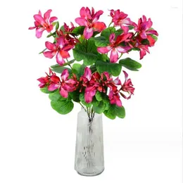 Dekorative Blumen Ein künstlicher Stamm Cercis chinensis 34 "Länge Simulation Frühling Bauhinia für Hochzeitshäuser künstlich