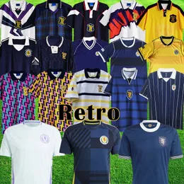 2024 1978 1982 1986 1990 Puchar Świata Szkocja Retro Soccer koszulki piłkarskie 1991 1992 1993 1994 1996 1998 2000 Kolekcja Vintage Football Shirts 24 Strachan 150th Kits Mundur