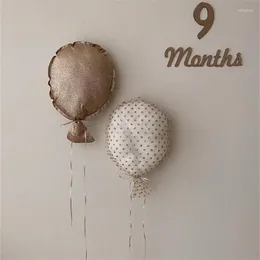 Dekorativa figurer nordiska ballongdekor vägg hängande prydnad ins kreativ kudde barn rum barnkammare dekoration baby födelsedagsfest rekvisita