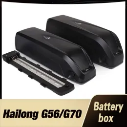 Tillbehör G56 G70 Batterilåda Hailong Battery Housing Down Tube Downtube Battery Case för 21700 CELLER 13S4P 18650 CELLER 10S7P 13S5P 14S5P