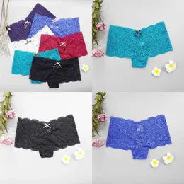 Panties 6pc's Sexy Lace Briefs samimi sorunsuz külotlar boş kadın iç çamaşırı orta bel şort toptan satış lot 210730