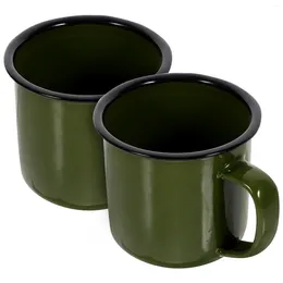 Винные бокалы 2 шт. Винтажный S Glass Espresso Coffee Multifunction Milk Cup Acssessy Mug Portable Iron Homeving Travel