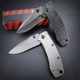 High qualità 1556 ks CRYO II Flipper Assistito Flipper Bead Blast Slama semplice lama interamente in acciaio lavoro Affermazione facile da trasportare coltello da tasca da escursionismo da caccia all'escursionismo all'aperto