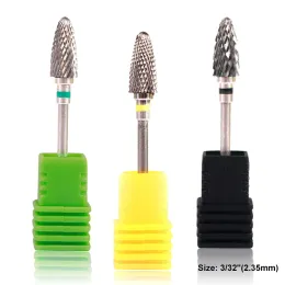 Bits 1pcs Tungsten Carbide Nail Drill Bit Electric Manicure Drill For Machine Milling Cutter Nail Art Equipment Bits Pedicure Tool