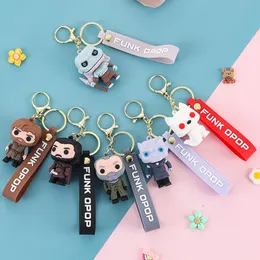 New Cartoon Doll Keychain Fun Trendy Game Doll Pendant Stupid and Cute Style Phone Case Pendant