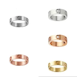 Anello di designer alla moda anello di fidanzamento dei diamanti popolare per donna amante anelli d'argento oro placcato per donne dimensioni 4 5 mm ZH218 B4