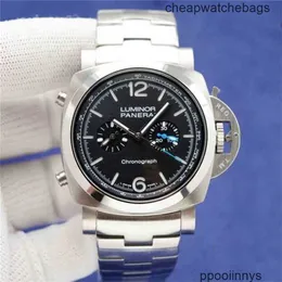 Męskie luminors marina zegarek panarei automatyczny chronograf obrotowy ramka korona za granicą chiński zegarek mężczyzn wodoodporne zegarek ze stali nierdzewnej Wn-fpon
