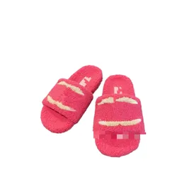 하이 버전 New Lamb Wool Casual Home Non-Slip Flat Outer Wear Wool Wool Slipper High End