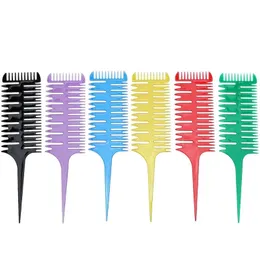 NEW 2024 Professional Hair Highlighting Comb with Big Tooth Design for Easy Dyeing and Sectioning - Free Shipping Available for All Orders for