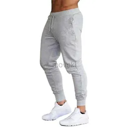 Herrbyxor 2023 Nya byxor Autumn Winter Men/Women Running Pants Joggers Sweatpant Sport Casual Trousers Fitness Gym Satning Pant S-3XL D240425