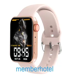 2022 جديد Iwo Seri 7 Smart Watch 175 بوصة DIY Face Bandbands معدل ضربات القلب الرجال نساء Fitns Tracker T100 Plus Smartwatch لنظام Android 6738498